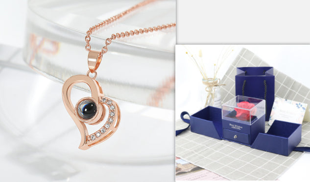 100 Languages Love Memory Clavicle Chain