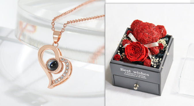 100 Languages Love Memory Clavicle Chain